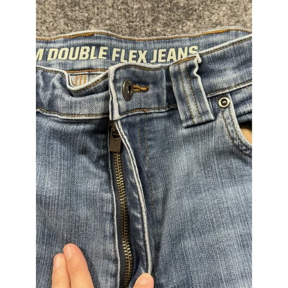 Duluth Trading Co Ballroom Double Flex Jeans Mens 38x30 Blue Stretch Casual Work - Picture 3 of 15